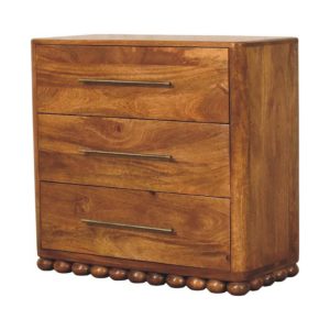 Brown Storage Cabinet - Nora Lane Home furniture - Solid wood - 33 x 18 x 31 in