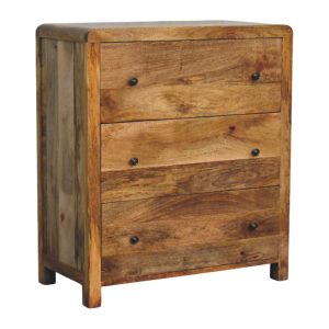 Natural Wood Storage Cabinet - Nora Lane Home furniture - Solid wood - 31 x 18 x 35 in
