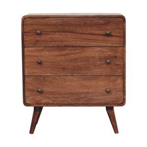 Brown Storage Cabinet - Nora Lane Home furniture - Solid wood - 17.72 x 33.46 x 28.35 in