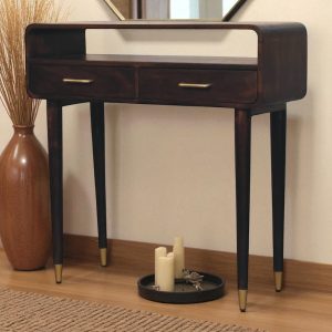 Brown Storage Adjustable Desk - Nora Lane Home furniture - Solid wood - 17.7 x 39.4 x 13.8 in