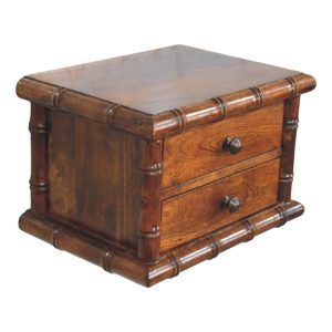 Brown Wood Storage Floating Nightstand - Nora Lane Home furniture - 17 x 13 x 12 in