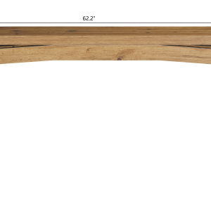 Natural Wood Living Room Sofa - Nora Lane Home furniture - Solid wood - 67 x 15 x 6.5 in