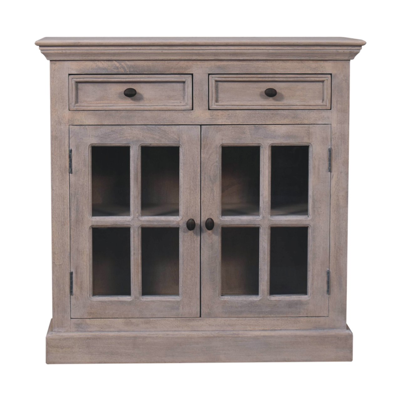 Gray Solid Wood Storage Cabinet - Nora Lane Home furniture - Solid wood, Metal accent - 39.37 x 18.9 x 39.37 in