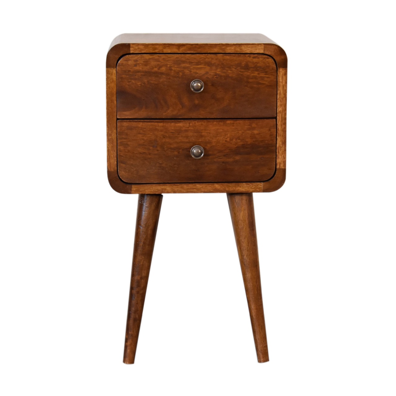 Brown Wood Synthetic Wood Storage Cabinet - Nora Lane Home furniture - Solid wood - 15.75 x 15.75 x 16.54 in