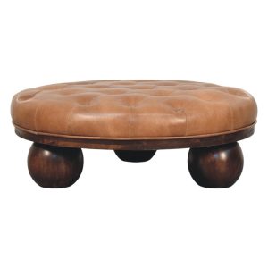 Brown Coffee Table - Nora Lane Home furniture - Solid wood, Walnut finish - 38.58 x 38.58 x 14.96 in