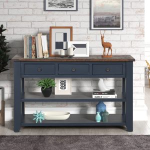 Brown Storage Living Room Sofa - Nora Lane Home furniture - Solid wood, Metal accent - 52.36 x 19.1 x 14.96 in