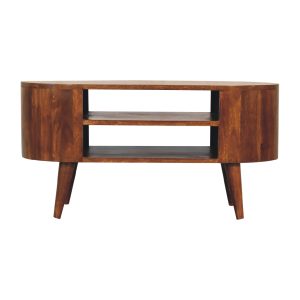 Brown Storage Cabinet - Nora Lane Home furniture - Solid wood - 39.37 x 17.72 x 13.78 in