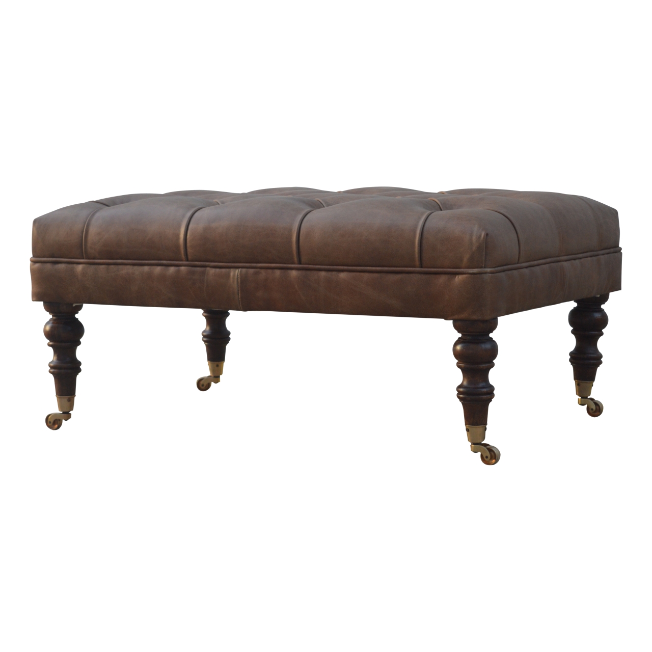 Brown Storage Bench - Nora Lane Home furniture - Solid wood - 38.19 x 26.38 x 20.47 in