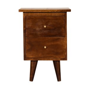 Brown Storage Cabinet - Nora Lane Home furniture - Solid wood - 17.72 x 15.75 x 17.72 in