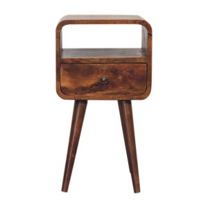 Brown Storage Cabinet - Nora Lane Home furniture - Solid wood - 15.7 x 15.7 x 13.8 in