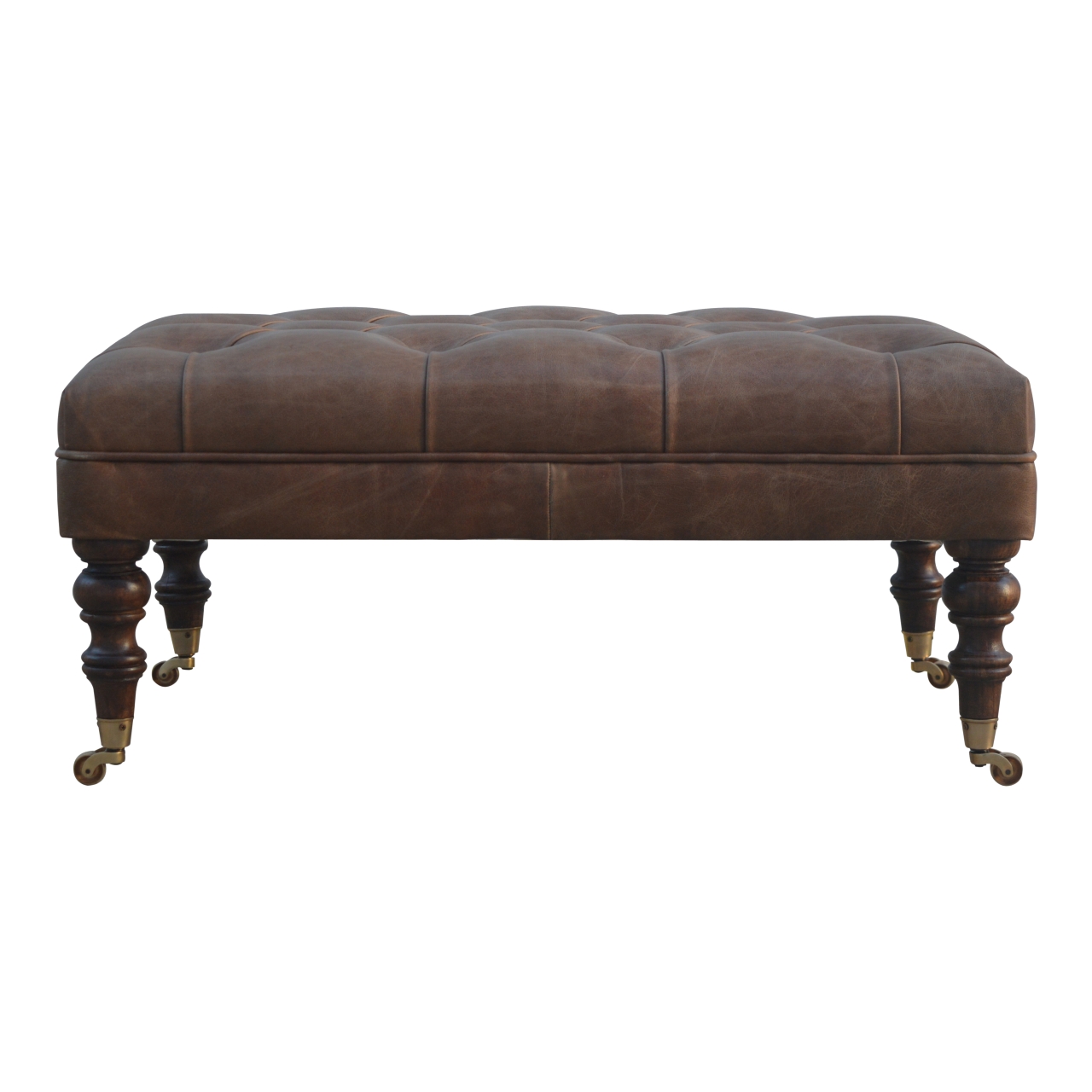 Brown Storage Bench - Nora Lane Home furniture - Solid wood - 38.19 x 26.38 x 20.47 in