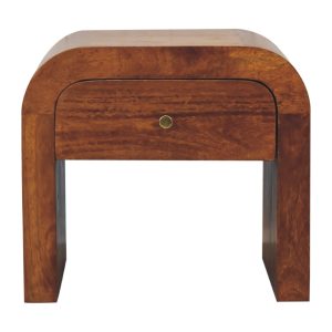 Brown Storage Cabinet - Nora Lane Home furniture - Solid wood - 21.65 x 17.72 x 19.69 in