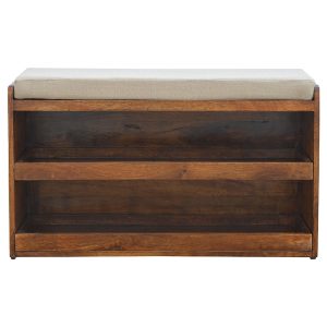 Brown Storage Cabinet - Nora Lane Home furniture - 37.4 x 16.14 x 21.65 in