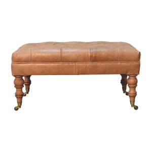 Brown Storage Bench - Nora Lane Home furniture - Solid wood, Walnut finish - 27.56 x 39.37 x 21.65 in