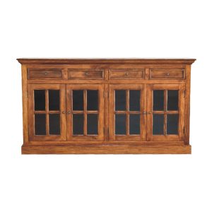 Brown Storage Sideboard - Nora Lane Home furniture - Solid wood - 68.9 x 18.9 x 39.37 in