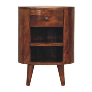 Brown Storage Cabinet - Nora Lane Home furniture - Solid wood - 19.69 x 15.75 x 19.69 in