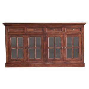 Brown Storage Sideboard - Nora Lane Home furniture - Solid wood - 18.9 x 68.9 x 39.37 in