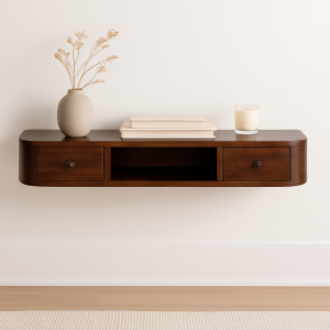 Brown Storage Tables - Nora Lane Home furniture - Solid wood - 15.75 x 47.24 x 9.84 in