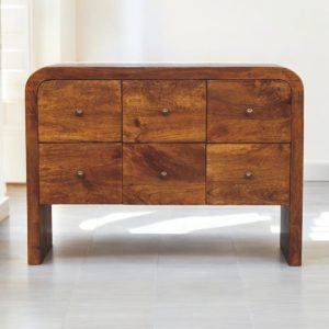 Brown Storage Cabinet - Nora Lane Home furniture - Solid wood, Metal accent - 47.24 x 17.72 x 35.43 in