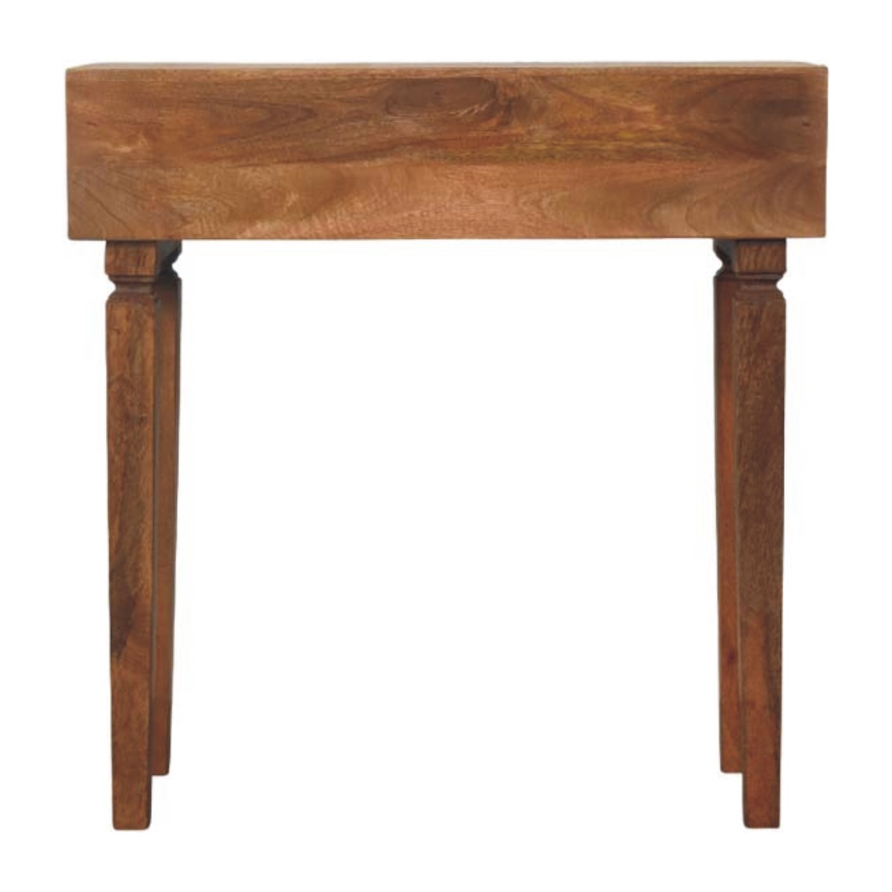 Brown Storage Console Table - Nora Lane Home furniture - Solid wood - 17.7 x 35.4 x 13.8 in