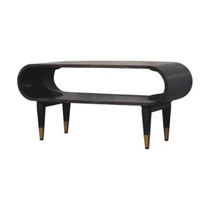 Brown Velvet Tables - Nora Lane Home furniture - Solid wood, Upholstered - 17.7 x 39.4 x 11.8 in