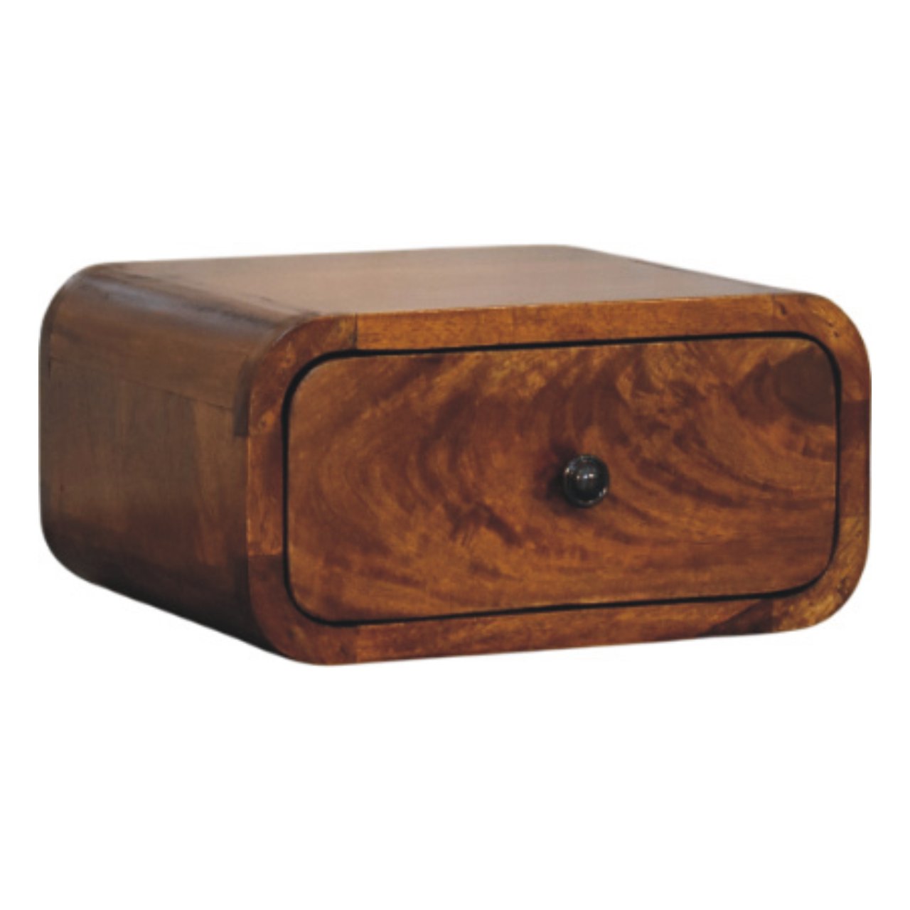 Brown Storage Cabinet - Nora Lane Home furniture - Solid wood - 15.75 x 13.78 x 9.84 in