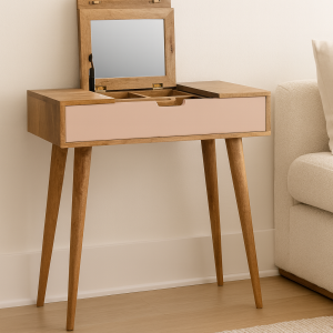 Brown Makeup Vanities - Nora Lane Home furniture - Solid wood - 31.5 x 17.72 x 13.78 in
