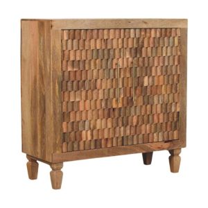 Brown Storage Cabinet - Nora Lane Home furniture - Solid wood - 17.7 x 37.4 x 31.5 in