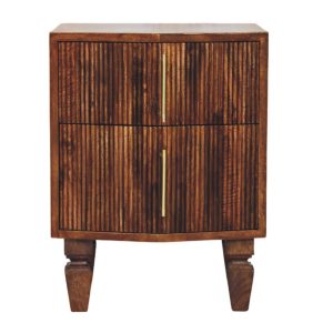 Brown Storage Cabinet - Nora Lane Home furniture - Solid wood - 20.47 x 19.69 x 19.69 in