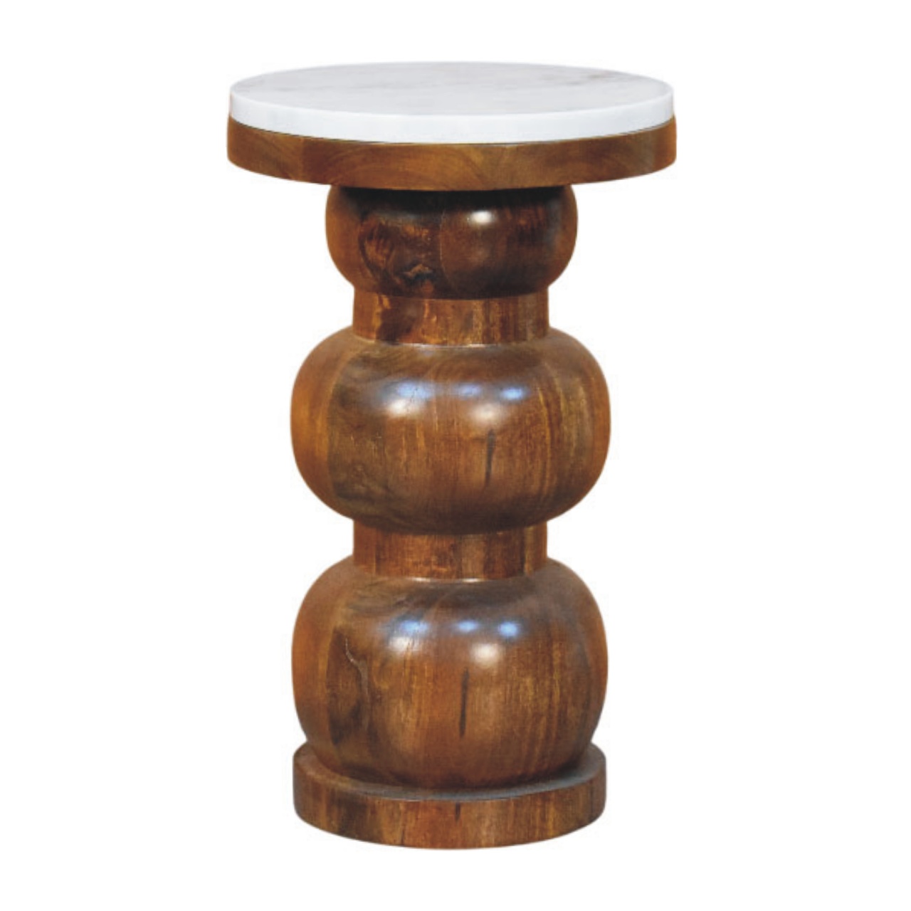 Brown Tables - Nora Lane Home furniture - Solid wood - 14.57 x 14.57 x 21.65 in