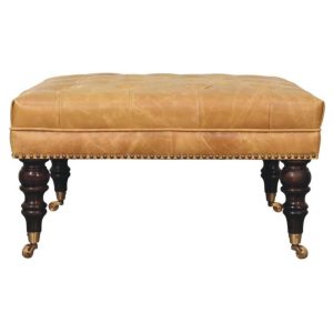 Brown Storage Bench - Nora Lane Home furniture - Solid wood - 33 x 33 x 10 in