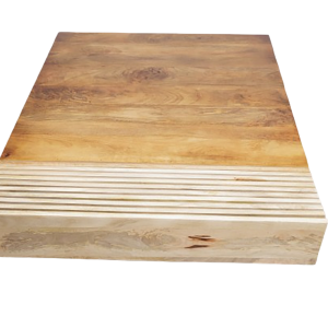 Natural Wood Coffee Table - Nora Lane Home furniture - Solid wood - 53 x 43 x 15 in