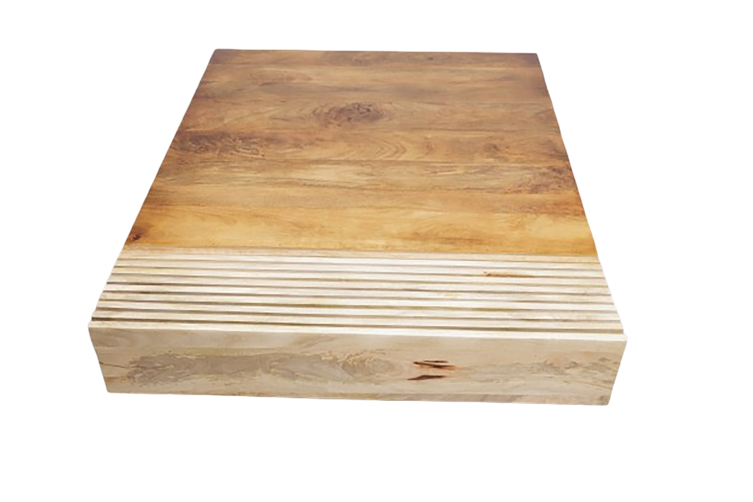 Natural Wood Coffee Table - Nora Lane Home furniture - Solid wood - 53 x 43 x 15 in