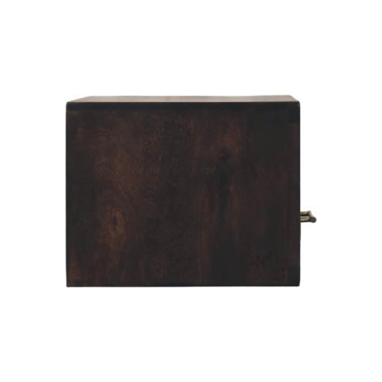 Black Solid Wood Storage Floating Nightstand - Nora Lane Home furniture - Solid wood, Upholstered - 16.5 x 21.7 x 13.8 in