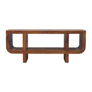 Brown Storage Cabinet - Nora Lane Home furniture - Solid wood - 51.18 x 17.72 x 23.62 in