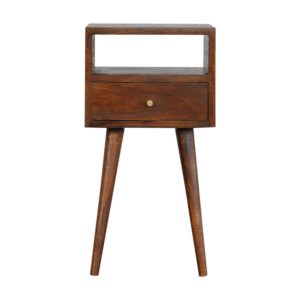 Brown Storage Cabinet - Nora Lane Home furniture - Solid wood - 15.75 x 15.75 x 12.99 in