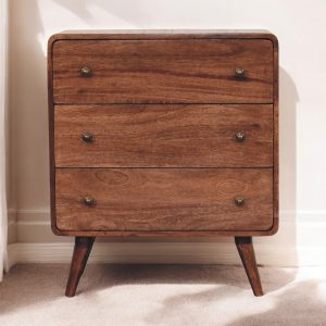 Brown Storage Cabinet - Nora Lane Home furniture - Solid wood - 17.72 x 33.46 x 28.35 in