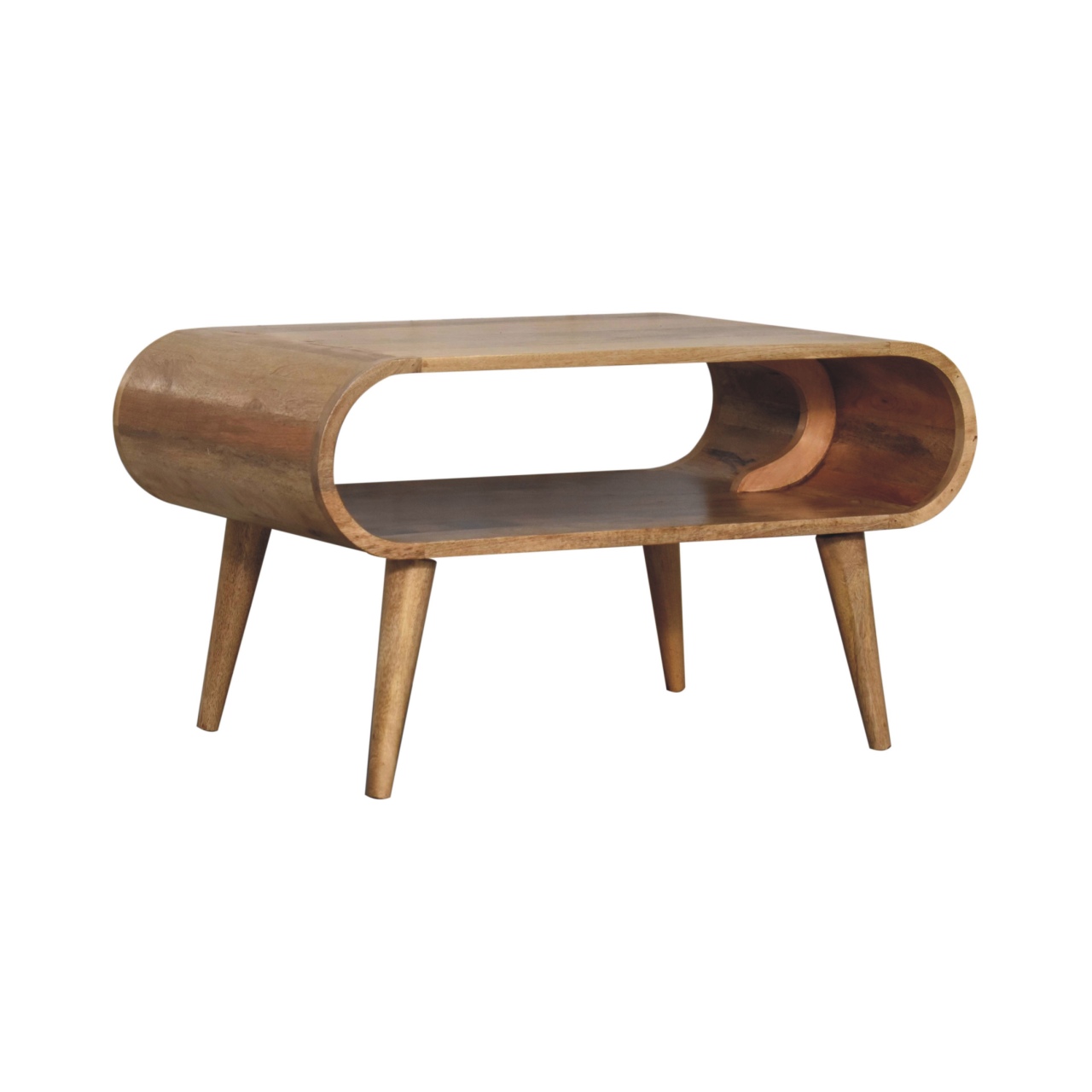 Natural Wood Coffee Table - Nora Lane Home furniture - Solid wood - 23.62 x 35.43 x 7.87 in