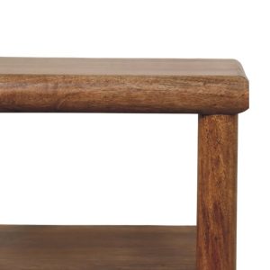 Rattan Solid Wood Storage Nightstand - Nora Lane Home furniture - Solid wood, Rattan detail - 22 x 18 x 26 in