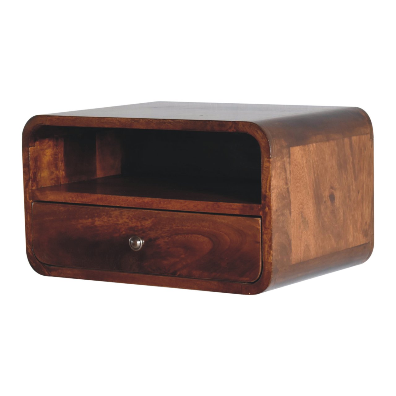 Brown Storage Cabinet - Nora Lane Home furniture - Solid wood - 21.65 x 16.54 x 13.78 in