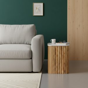 Natural Wood Tables - Nora Lane Home furniture - Solid wood - 18.11 x 18.11 x 24.02 in