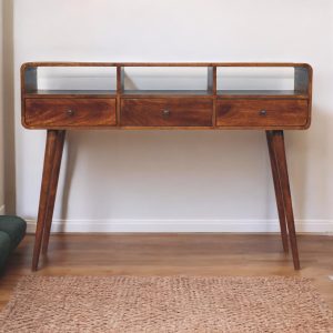 Brown Storage Cabinet - Nora Lane Home furniture - Solid wood, Metal accent - 55.12 x 19.69 x 15.75 in