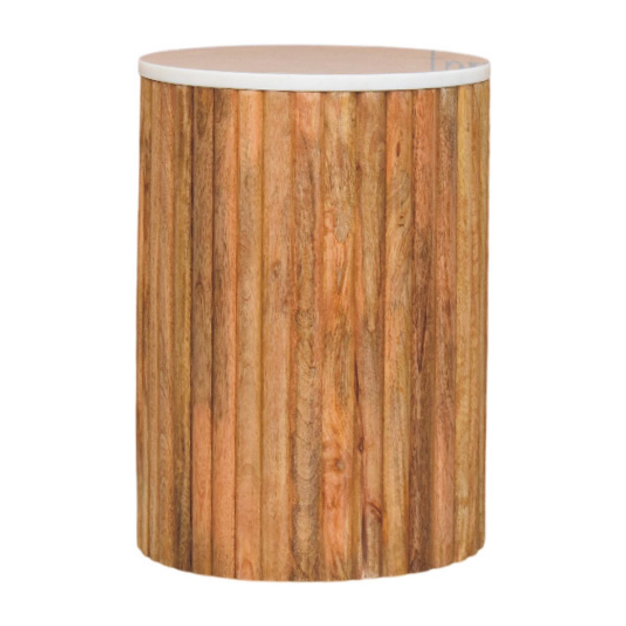 Beige Solid Wood Textured Tables - Nora Lane Home furniture - Solid wood - 18.11 x 18.11 x 24.02 in