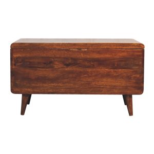 Brown Storage Cabinet - Nora Lane Home furniture - Solid wood - 39.37 x 21.65 x 17.72 in