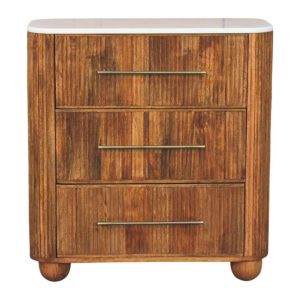 Brown Storage Cabinet - Nora Lane Home furniture - Solid wood - 33.07 x 17.32 x 31.89 in