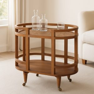 Brown Console Table - Nora Lane Home furniture - Solid wood - 23.62 x 39.37 x 31.5 in