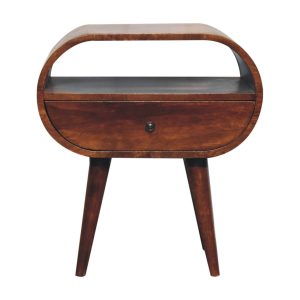 Brown Storage Cabinet - Nora Lane Home furniture - Solid wood - 25.59 x 19.69 x 15.75 in