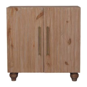 Brown Storage Sideboard - Nora Lane Home furniture - Solid wood - 17.72 x 35.43 x 32.68 in