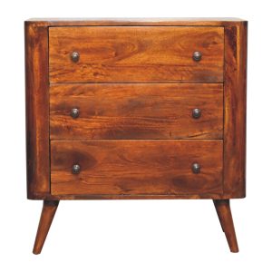 Brown Storage Cabinet - Nora Lane Home furniture - Solid wood, Metal accent - 33.46 x 17.72 x 27.56 in