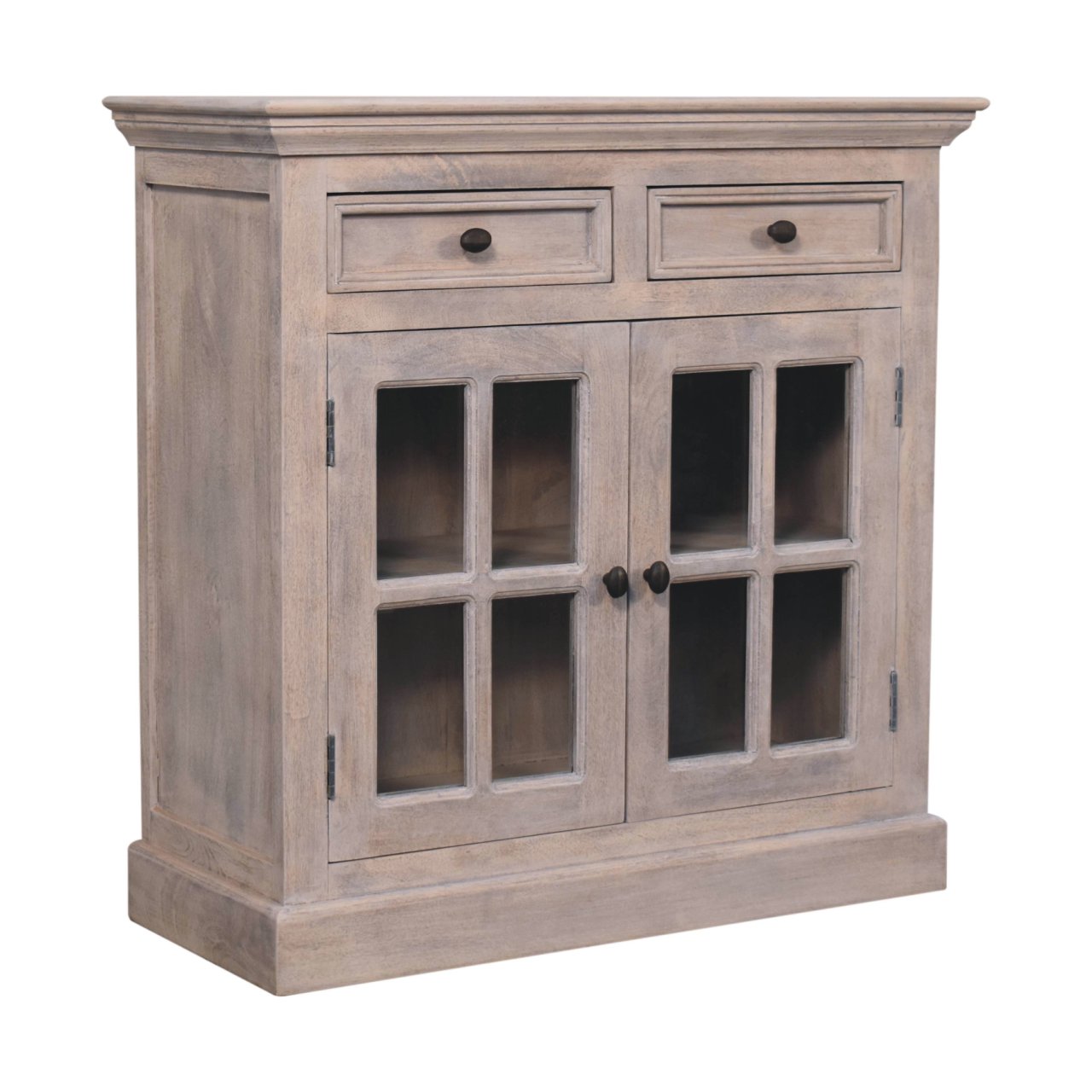 Gray Solid Wood Storage Cabinet - Nora Lane Home furniture - Solid wood, Metal accent - 39.37 x 18.9 x 39.37 in